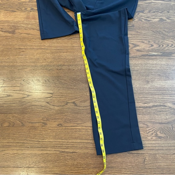 Nwt New Chloe kristyn Women's designer Navy Blue pants l slacks high ris… - Picture 10 of 10